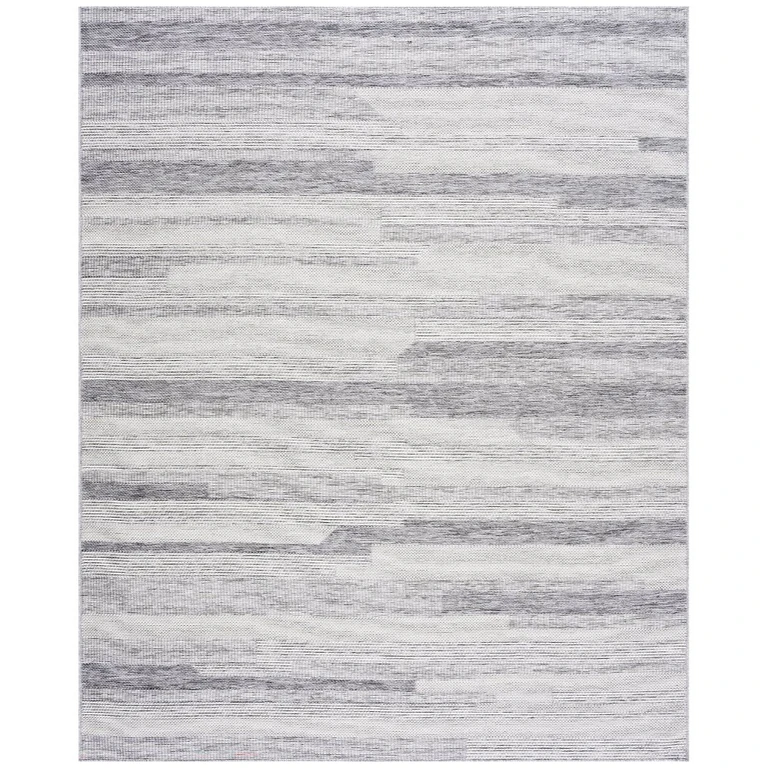 Aylin Gray 8 x 10 Indoor-Outdoor Area Rug