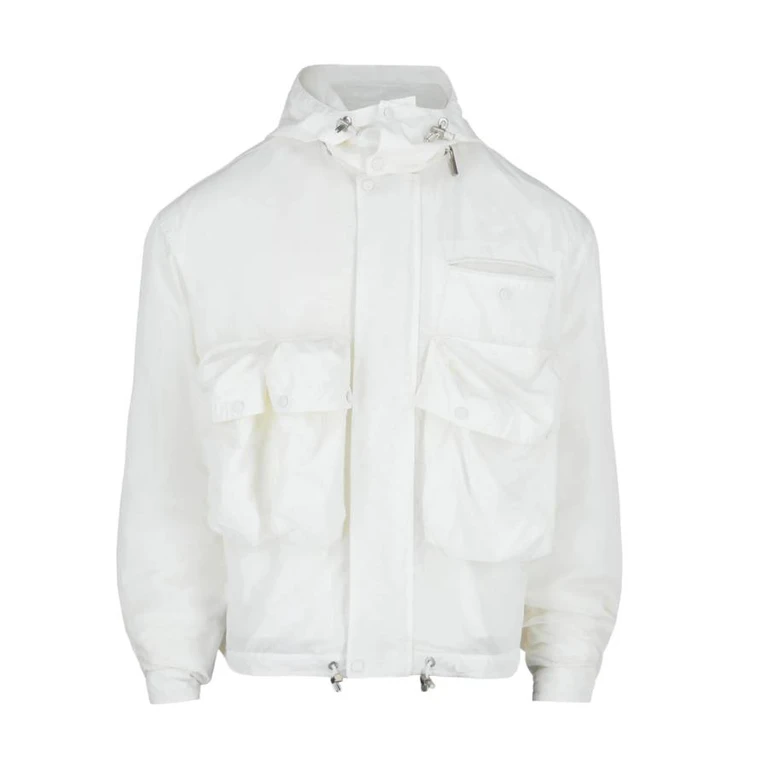 Mens Technical Nylon Utility Jacket