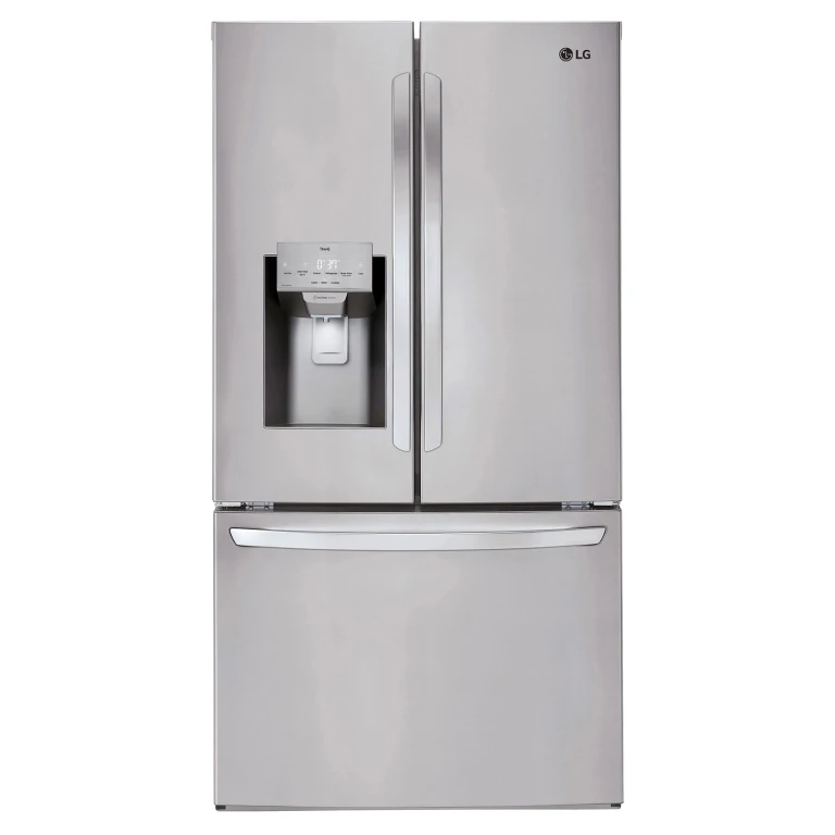 28 Cu. Ft. 3 French Door Standard Depth Refrigerator:- Stainless Steel