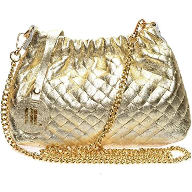 Women's Leather Handbag gold