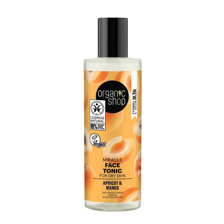 Organic Shop Miracle Apricot Facial Toner for Dry Skin 150ml