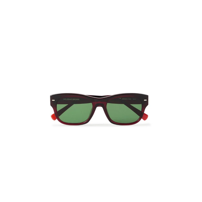 Mens Red Rectangular Sunglasses 273845