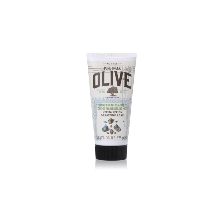 Pure Greek Olives & Sea Salt Moisturizing Hand Cream with Sea Salt 75ml