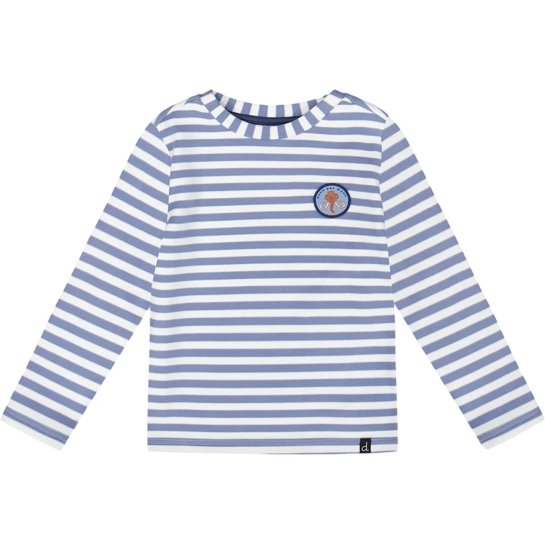 Super Soft Long Sleeve Striped Jersey T-Shirt - Little Boy