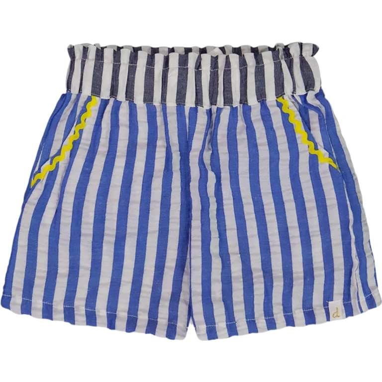 Striped Seersucker Shorts - Big Girl