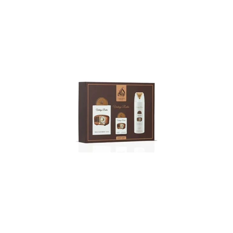 perfumes Pride Vintage Radio Gift Set EDP 100 ml, EDP 20 ml and body spray 200 ml 100ml