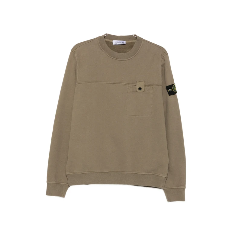 Logo-patch Chest-pocket Sweatshirt