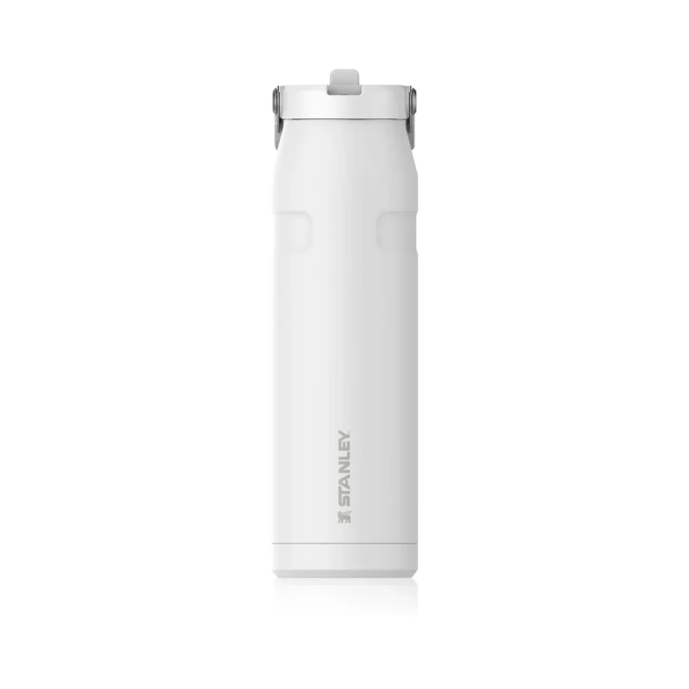 IceFlow™ Flip Straw Stainless Steel Water Bottle with Straw Frost 1060 ml