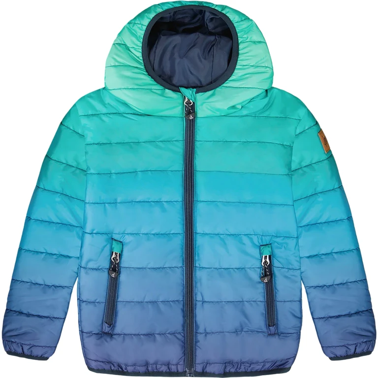 Quilted Mid-Season Gradient Jacket - Little Kids