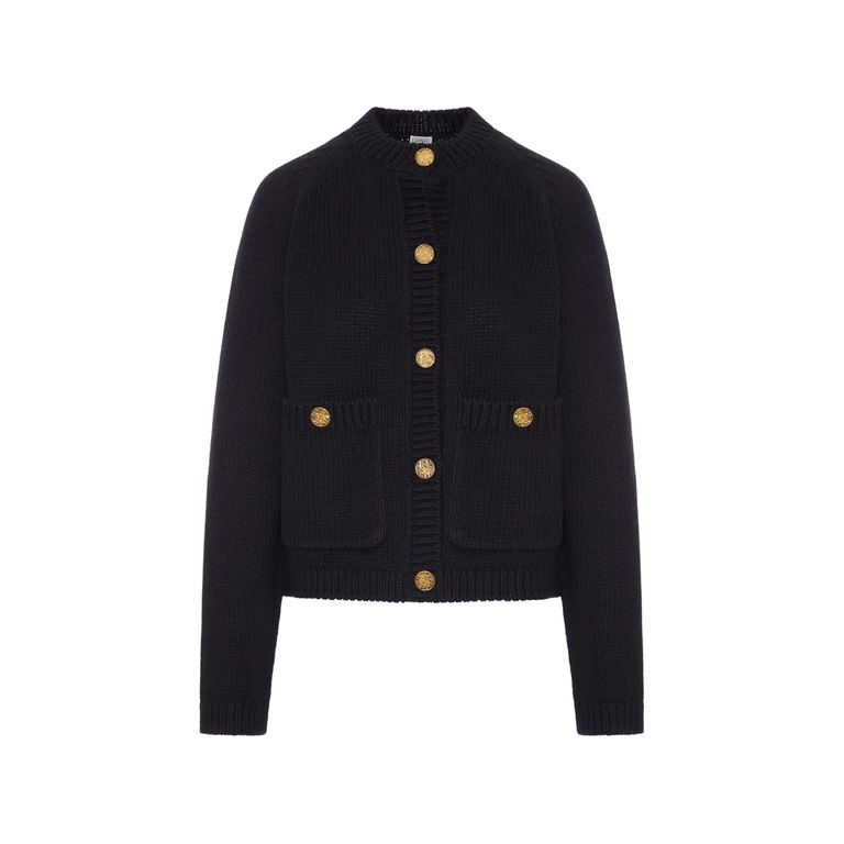 TOTEME Cotton Crewneck Jumper with Buttoned Patch Pockets (263WRT0853YA0299001)
