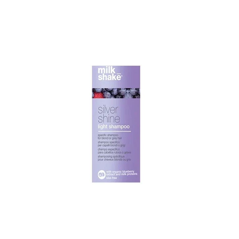 , Silver Shine Light, sulfate-free, hair shampoo, for neutralizing yellow tones, 10 ml