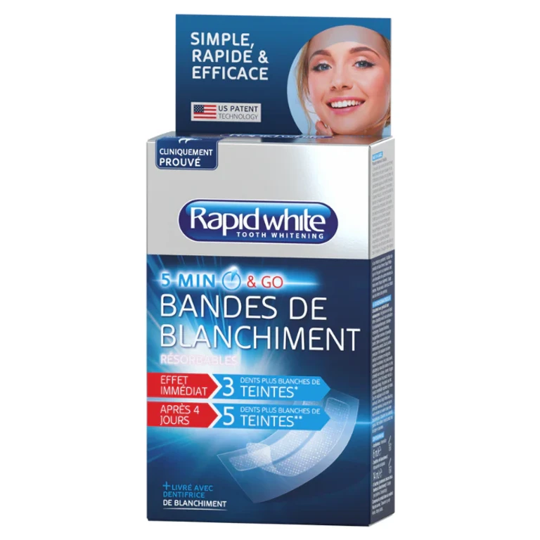 Quick White Absorbable Whitening Strips x8