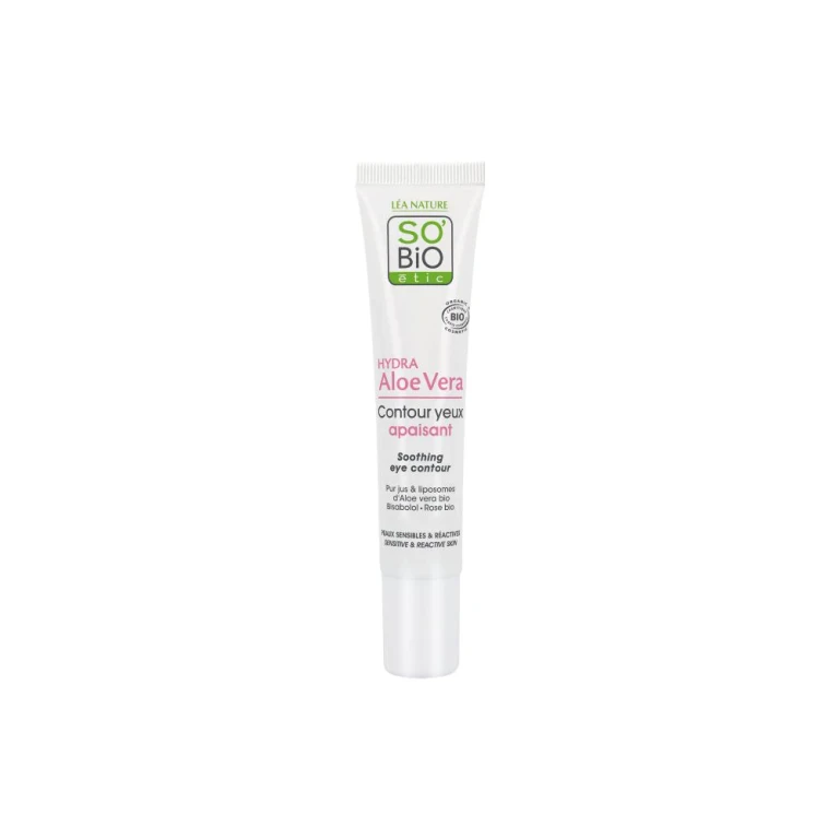 LÉa nature so bio étic Hydra Aloe Vera - Hypoallergenic Relaxing Eye Contour, 15 ml