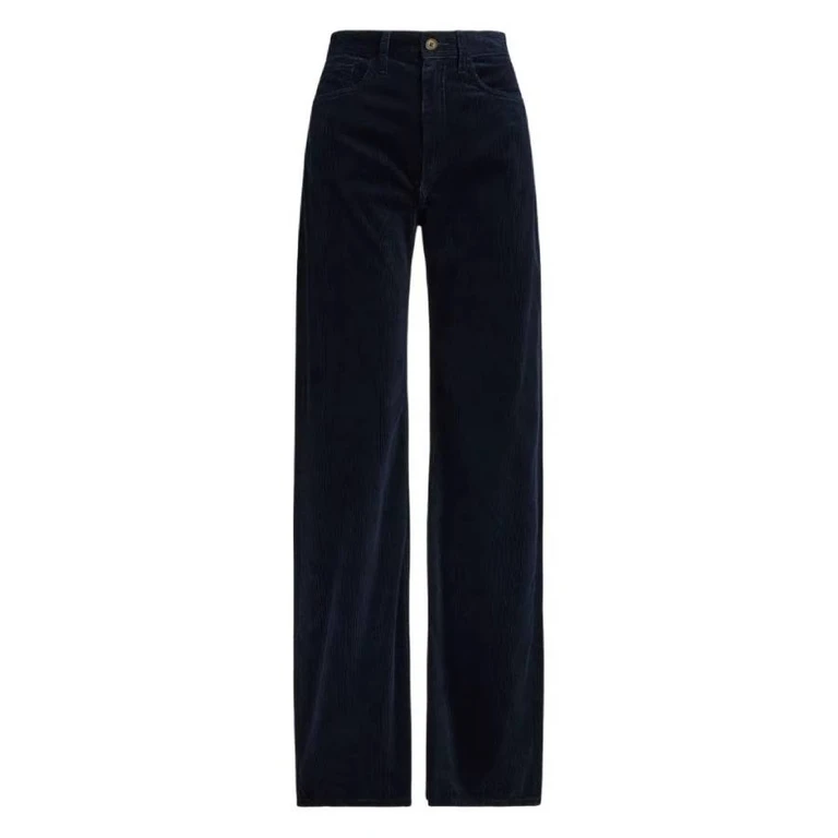 Corduroy Straight-Leg Trousers