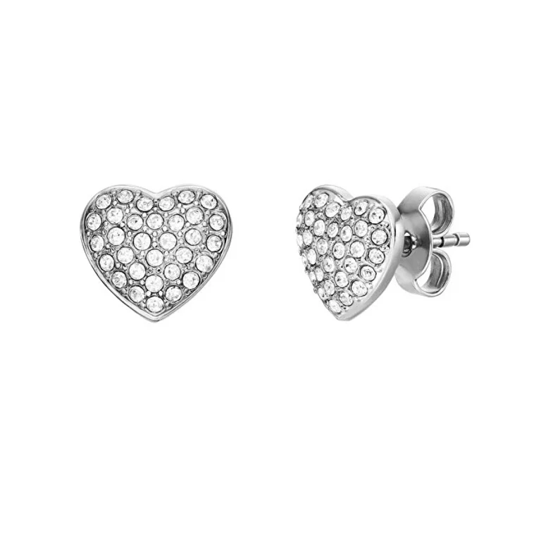 Sparkling Heart Shaped Earrings Sadie Jf04676040