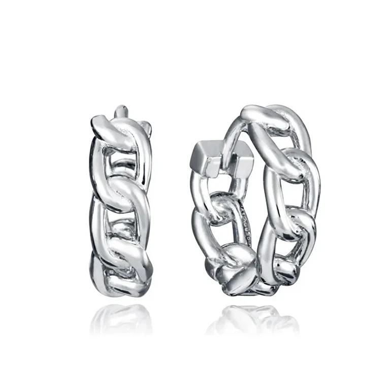 Trend 13202E000-00 Silver Hoop Earrings
