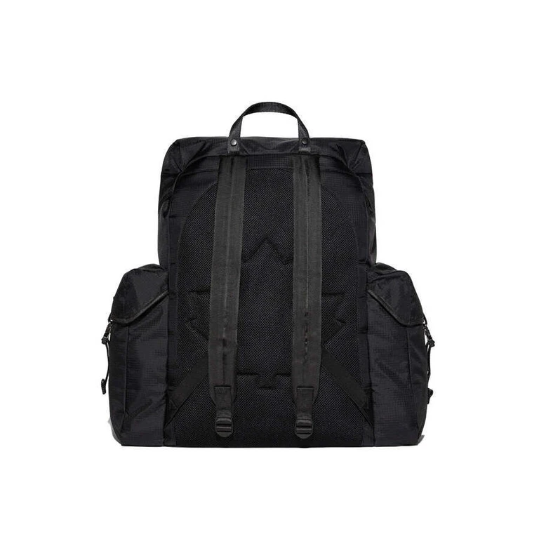 Ceresio 9 Logo Ripstop Maxi Backpack Black Bags > Backpacks