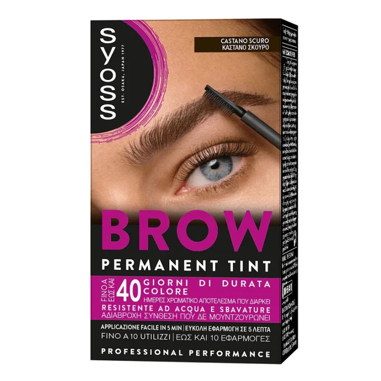 Dark Brown Eyebrow Tint Kit