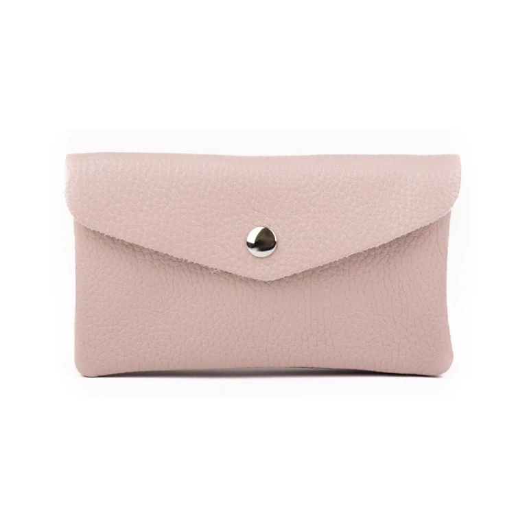 Mini Leather Wallet powder pink
