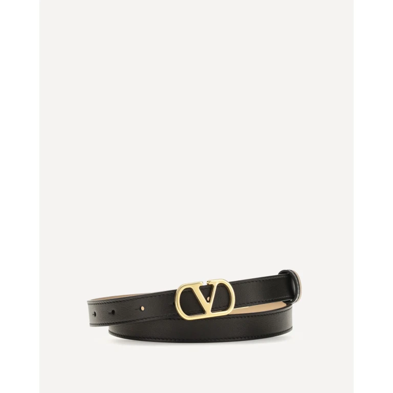 Smooth leather reversible Belt Female 90