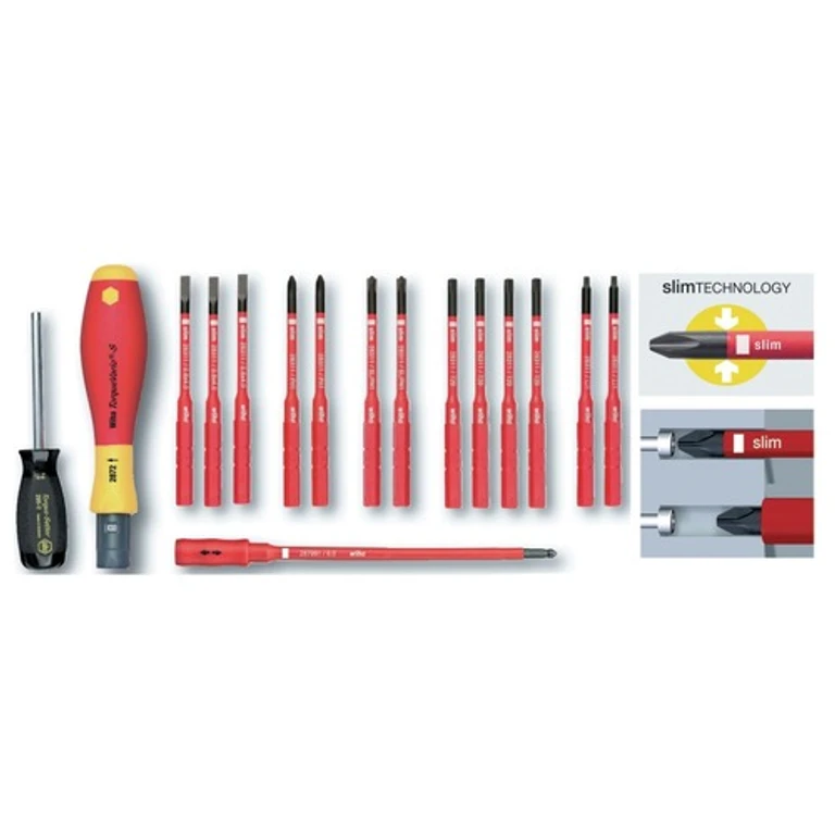 28792 (16-Piece) Insulated TorqueVario-S (18-62 in-lbs.) and SlimLine Blade Set