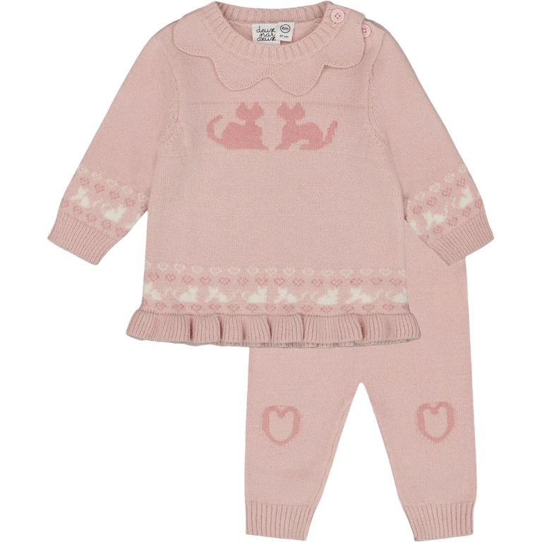 Knitted Top and Pant Set - Baby Girl