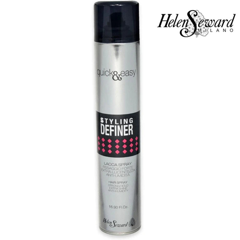 Quick and easy styling definer strong hold spray hairspray 500ml