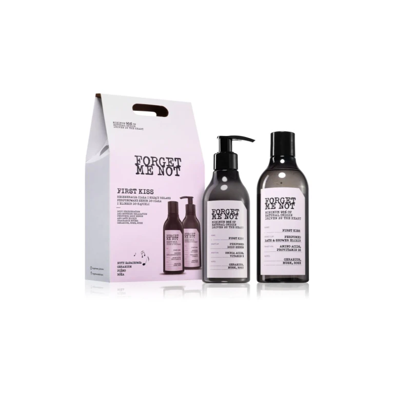 Forget Me Not First Kiss First Body Gift Pack Kiss Light Body Serum 400ml + First Kiss Cleansing Shower Gel 300ml