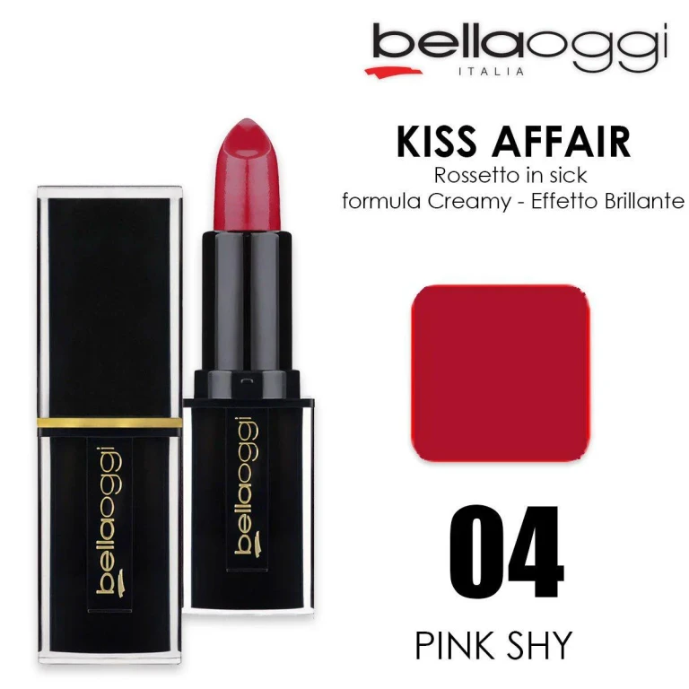 Kiss Affair Cremay Lipstick Stick Pink Shy 004