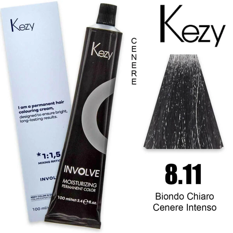 involve color 100 ml light blonde ash intense 8.11