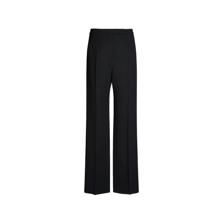 Pressed-crease Wide-leg Trousers