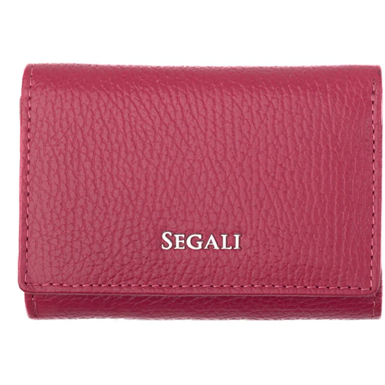 Magenta Leather Wallet for Women