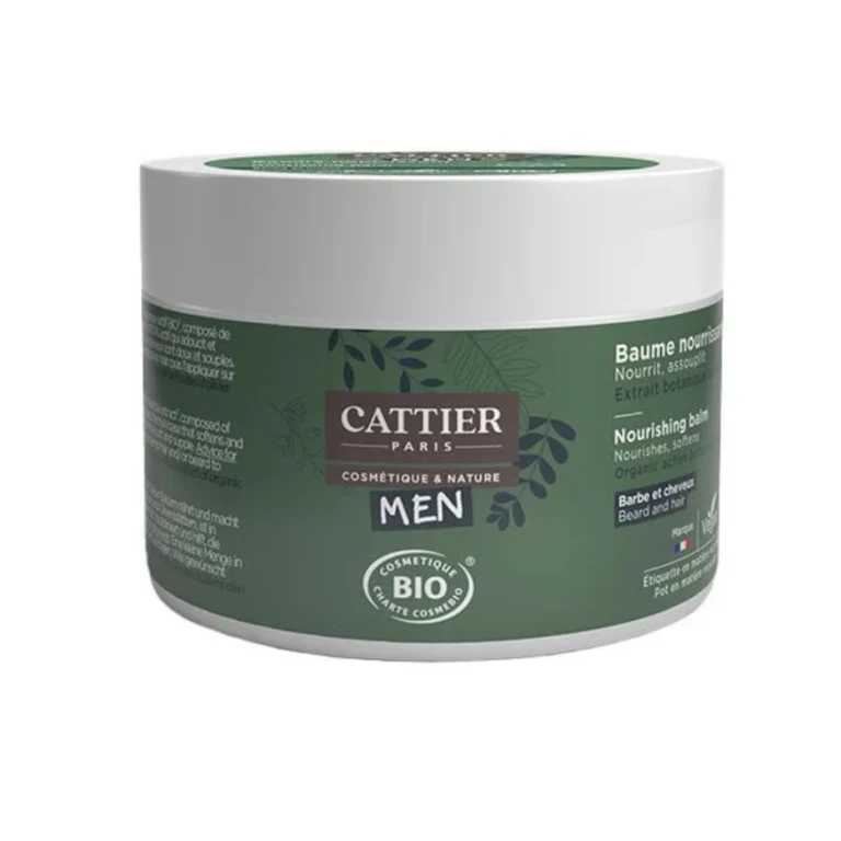 Cattier Men's Organic Beard and Hair Nourishing Balm 90g