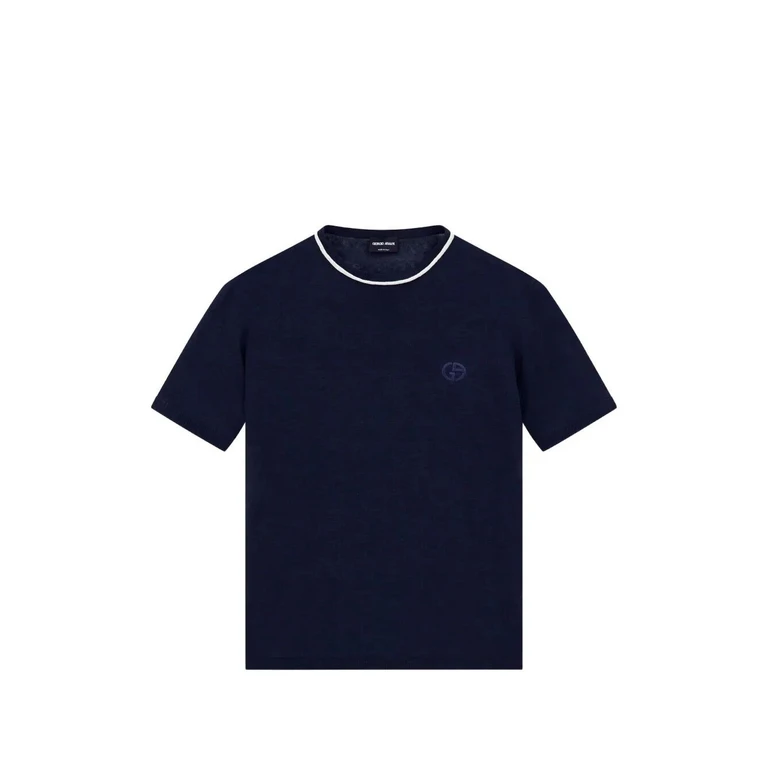 Pullover girocollo - Blu