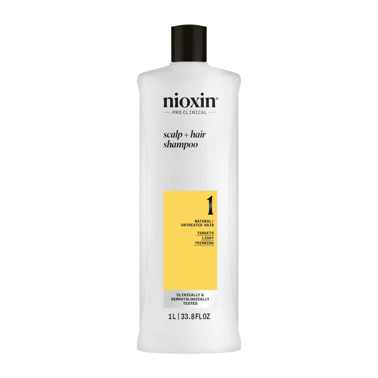 System 1 Shampoo for Fine Hair from Normal to Thinning - 1000 ml