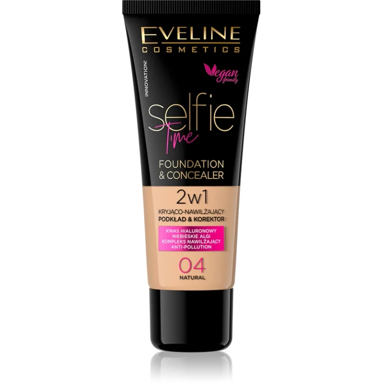 Selfie Time 2in1 Foundation and Concealer 04 Naturale 30 ml