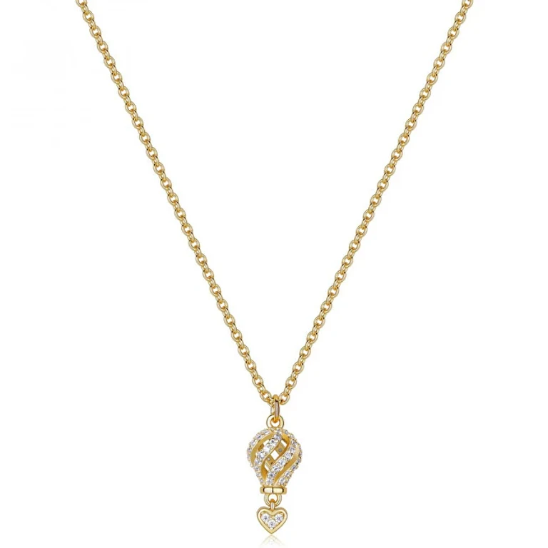 Balloon Necklace Gold Plated Air Rzar22