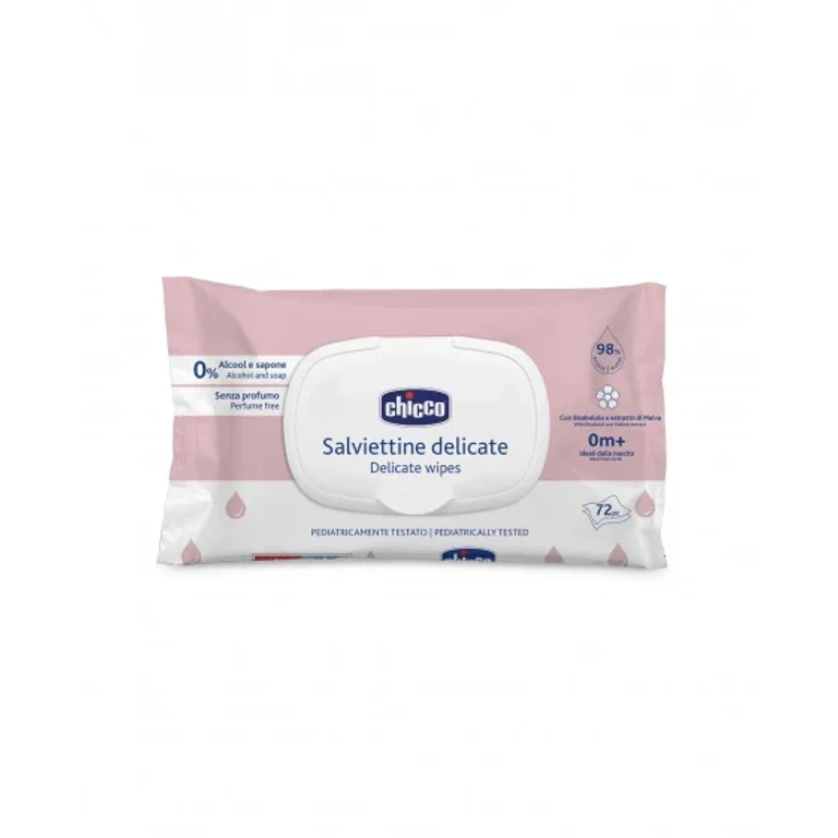 Delicate Wipes 72Pcs With Flip Cover