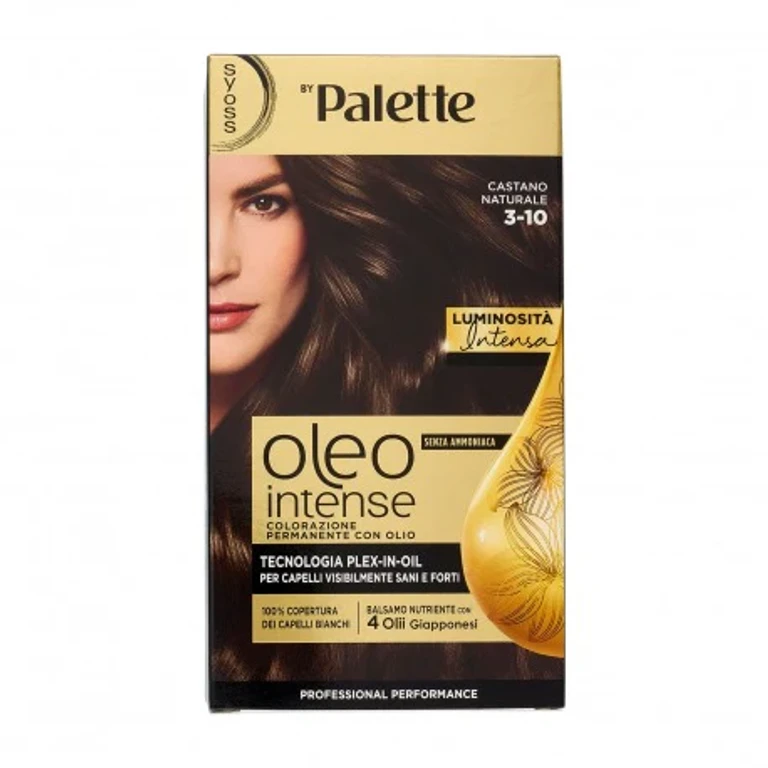 Oleo Intense Ammonia-Free Permanent Coloring with Brown Oil Naturale 3-10