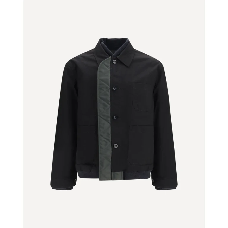 Nylon ripstop twill Bomber Jacket Male 2