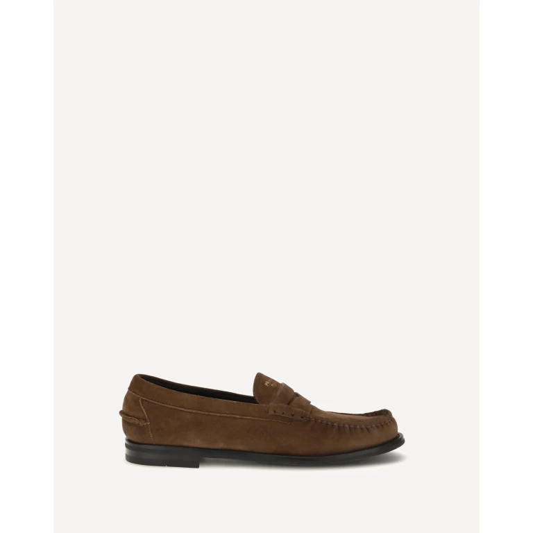 Suede Loafers Male 6