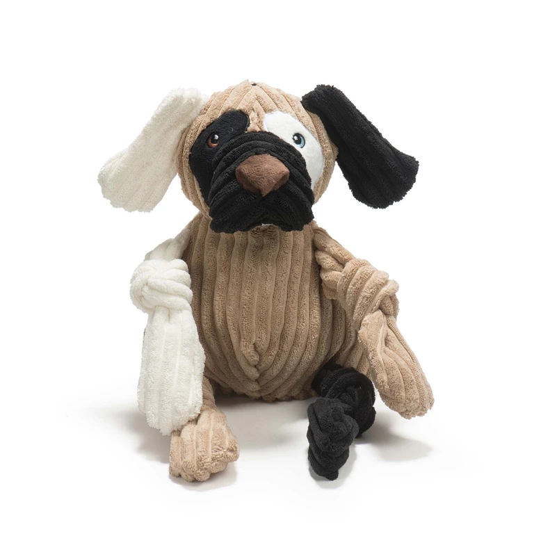 Patches HuggleMutt Knottie Plush Dog Toy, Large
