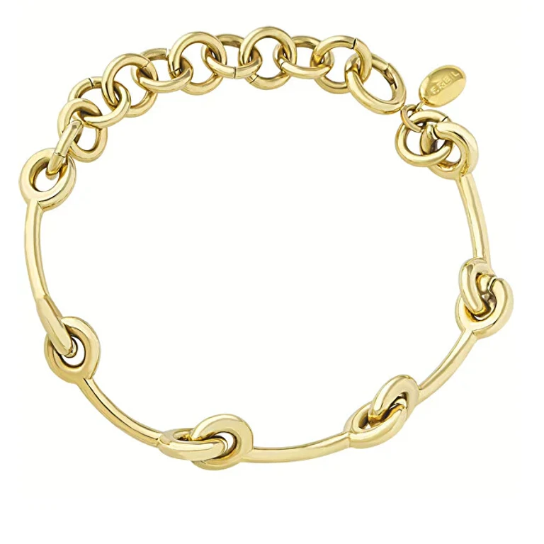 Gold Plated Modern Bracelet for Women Tie up TJ3476