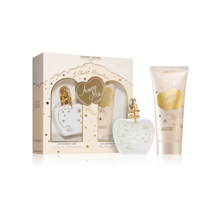 Amore Mio White Pearl Women's Gift Set Scented Body Milk 200 Ml + Eau De Parfum 100 Ml