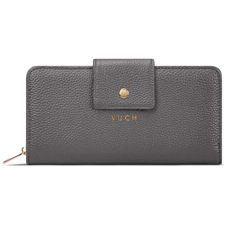 Women's Leather Wallet Sympa Gray