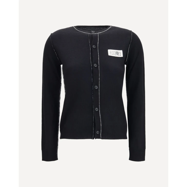 MM6 Wool blend button Cardigan Female S