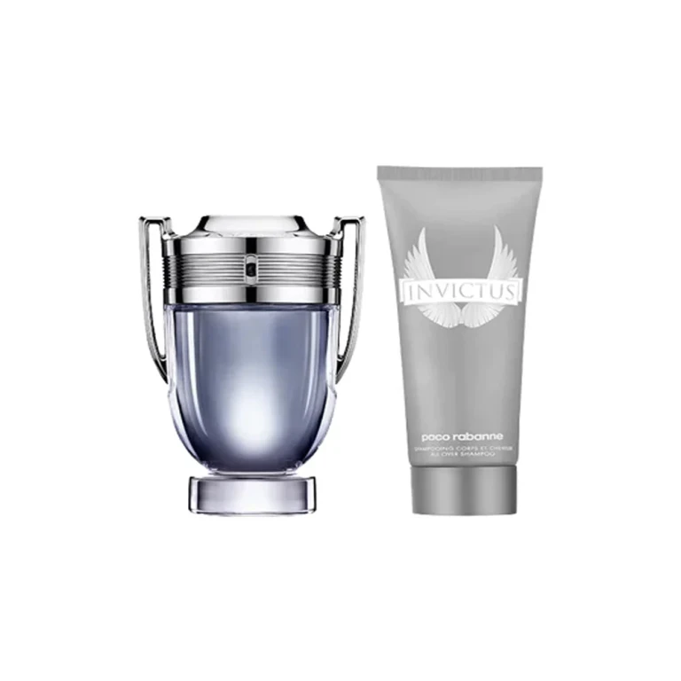 Invictus Eau De Toilette Set mit Shampoo und Duschgel
