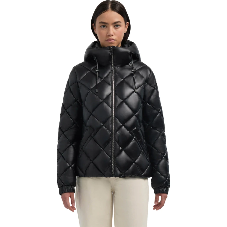 Skylynn Diamond Quilted Boxy Puffer Jacket - Women's