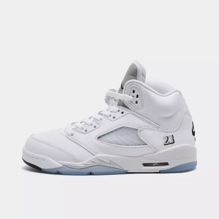 Grade School Air Jordan 5 Retro - White Metallic (2026)