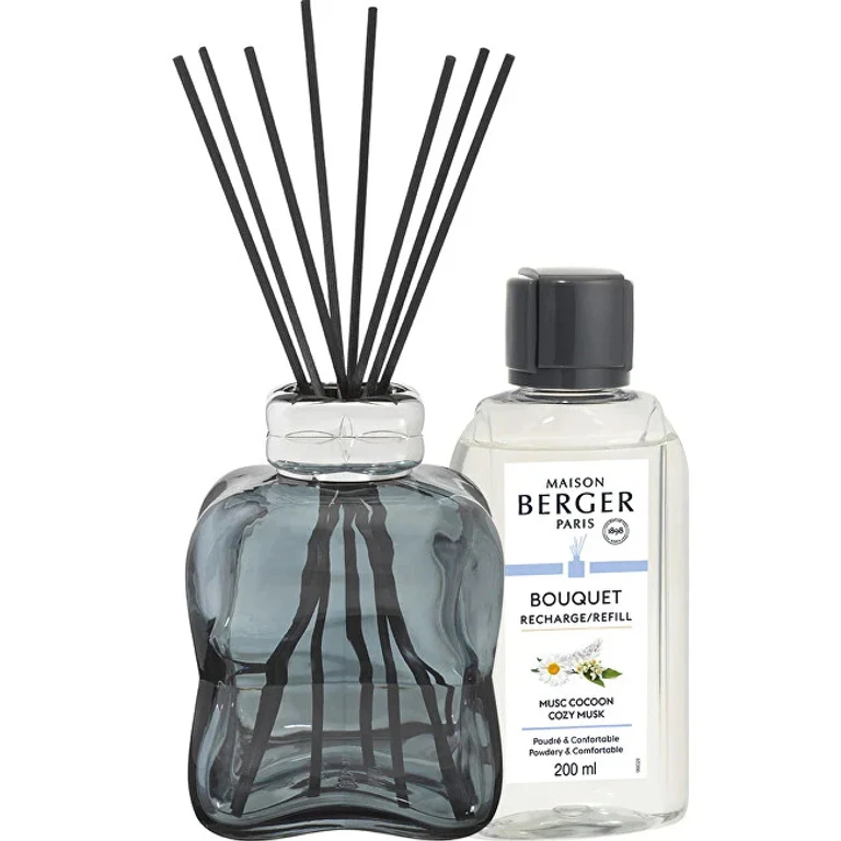 Gift Set Aroma Diffuser Cosy Blue + Recharge Cozy Musk 200 Ml